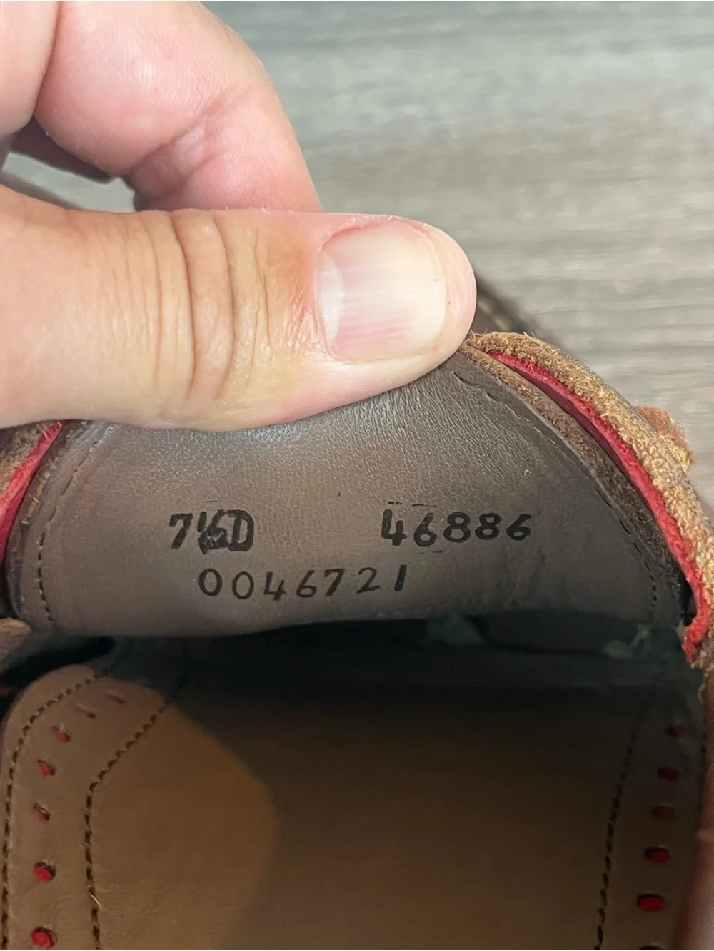 Allen Edmonds Brown Leather Boat Shoes M7.5
